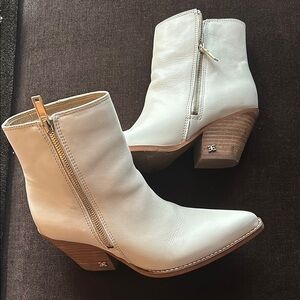 Women's White Sam Edelman Jane bootie
